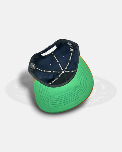 Atlanta Braves Diamond Wheat Offside Snapback Hat