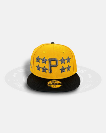 Pittsburgh Pirates All Star Gold Satin 59FIFTY Fitted Hat