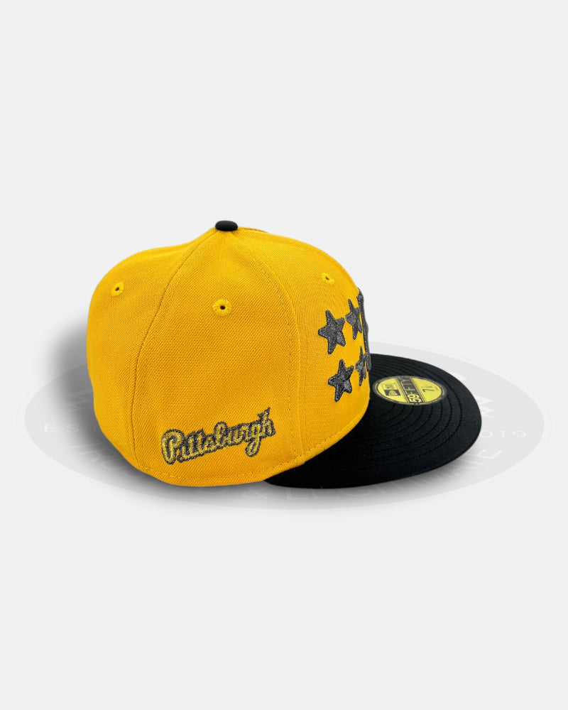 Pittsburgh Pirates All Star Gold Satin 59FIFTY Fitted Hat