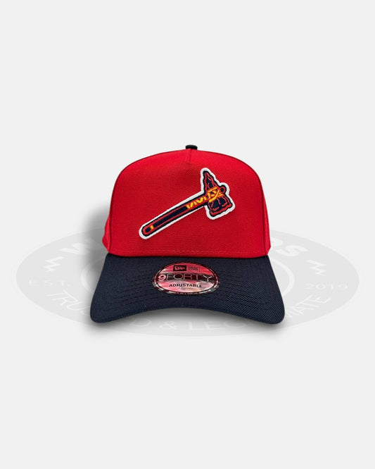 Atlanta Braves Ax Logo 1995 World Series Two Tone 9Forty A-Frame Snapback Hat