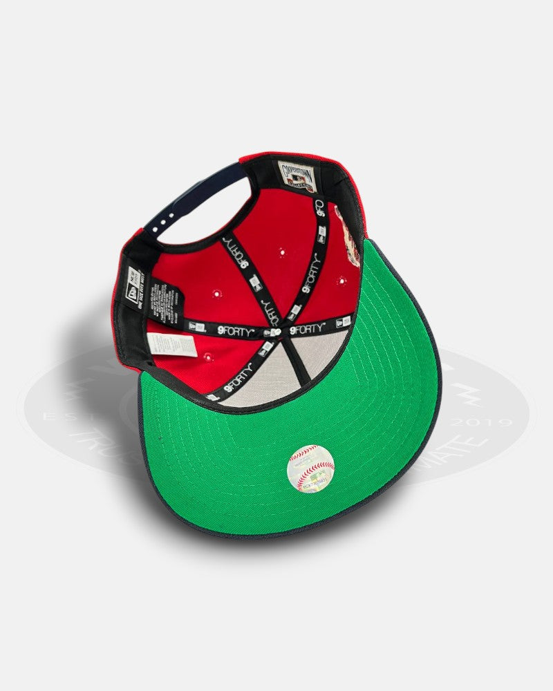 Atlanta Braves Ax Logo 1995 World Series Two Tone 9Forty A-Frame Snapback Hat