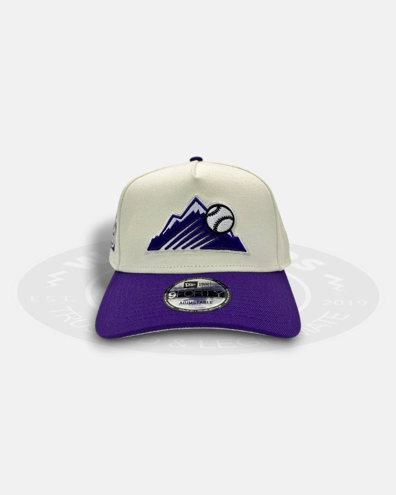 Colorado Rockies 1993-2018 25th Year Two Tone 9Forty A-Frame Snapback Hat