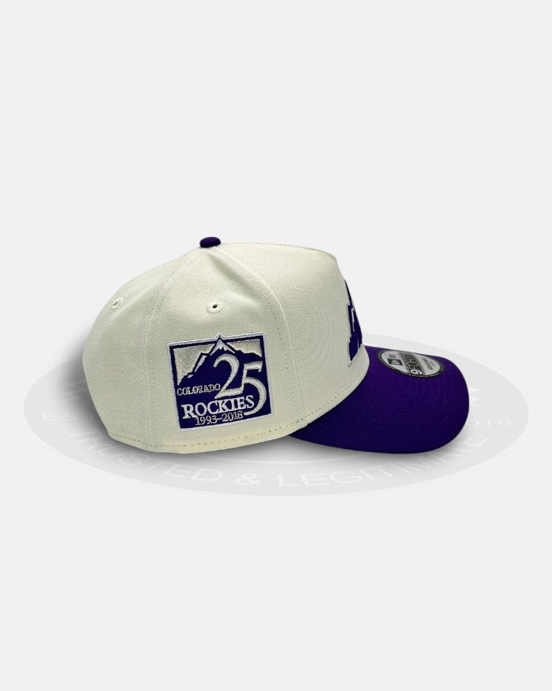 Colorado Rockies 1993-2018 25th Year Two Tone 9Forty A-Frame Snapback Hat