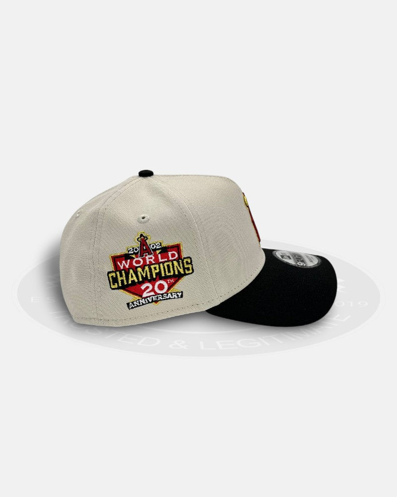 Los Angeles Angels 2002 World Champions 20th Anniversary Two Tone 9Forty A-Frame Snapback Hat