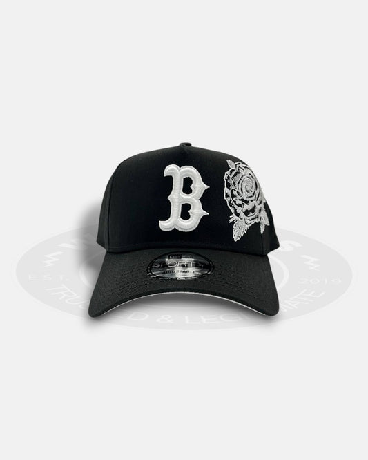 Boston Red Sox Embraided Rose 9Forty A-Frame Snapback Hat