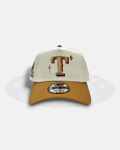 Texas Rangers Sunset 1920 Buffalo, New York A-Frame 9Forty Snapback Hat