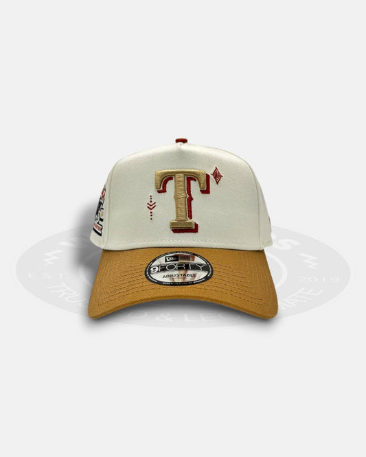 Texas Rangers Sunset 1920 Buffalo, New York A-Frame 9Forty Snapback Hat