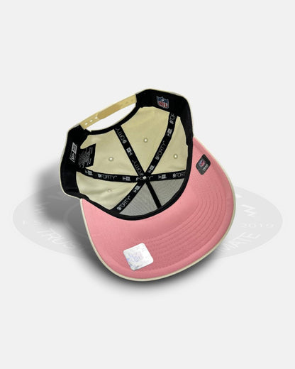 Las Vegas Raiders XVIII Super Bowl Pink Underbrim 9Forty A-Frame Snapback Hat