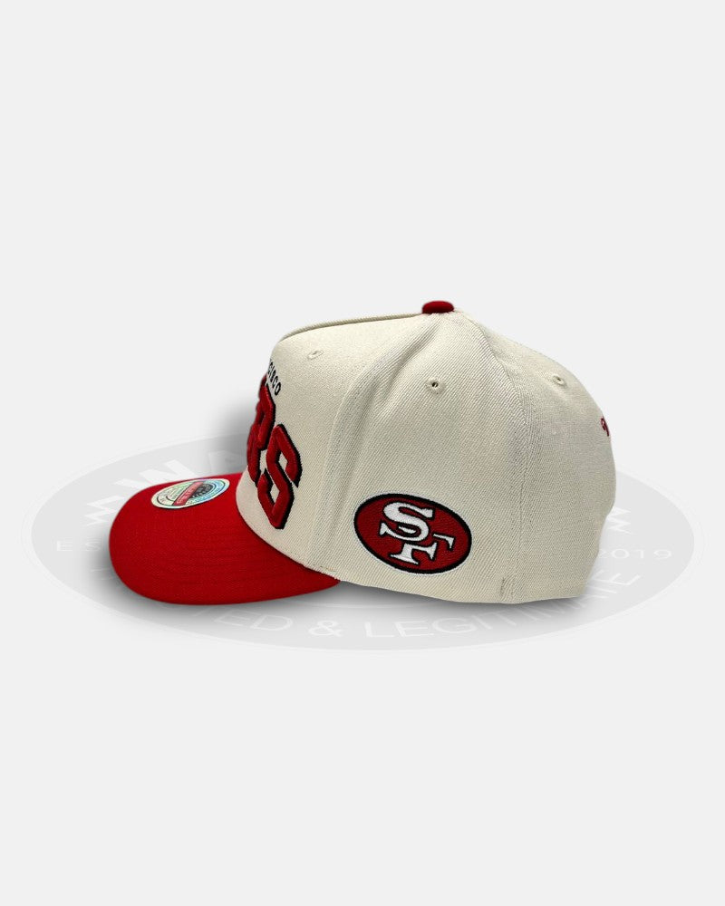 San Francisco 49ers SF Side Logo  Adjustable Fit Snapback Hat