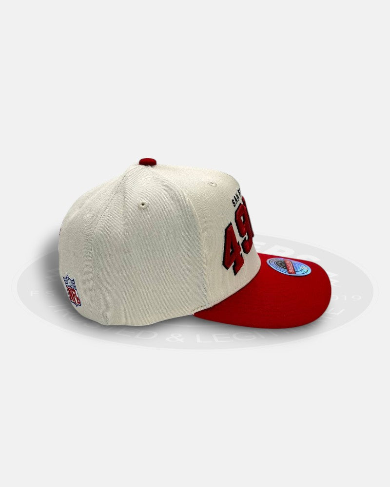 San Francisco 49ers SF Side Logo  Adjustable Fit Snapback Hat