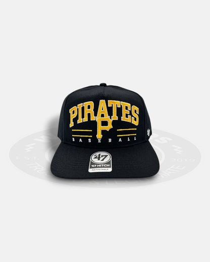 Pittsburgh Pirates Big Script 47 Hitch Adjustable Snapback Hat