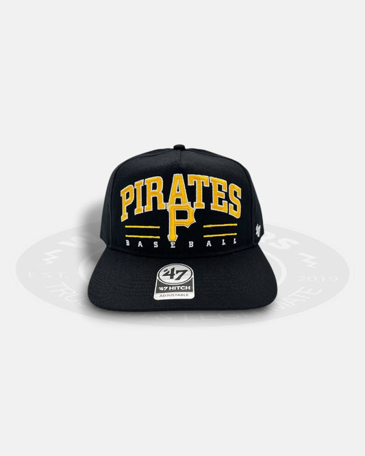 Pittsburgh Pirates Big Script 47 Hitch Adjustable Snapback Hat