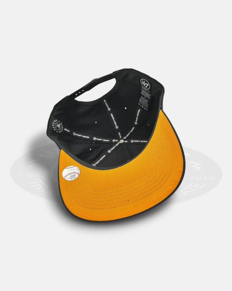Pittsburgh Pirates Big Script 47 Hitch Adjustable Snapback Hat