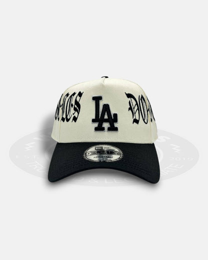 Los Angeles Dodgers Overall Gothic Script Two Tone A-Frame 9Forty Snapback Hat