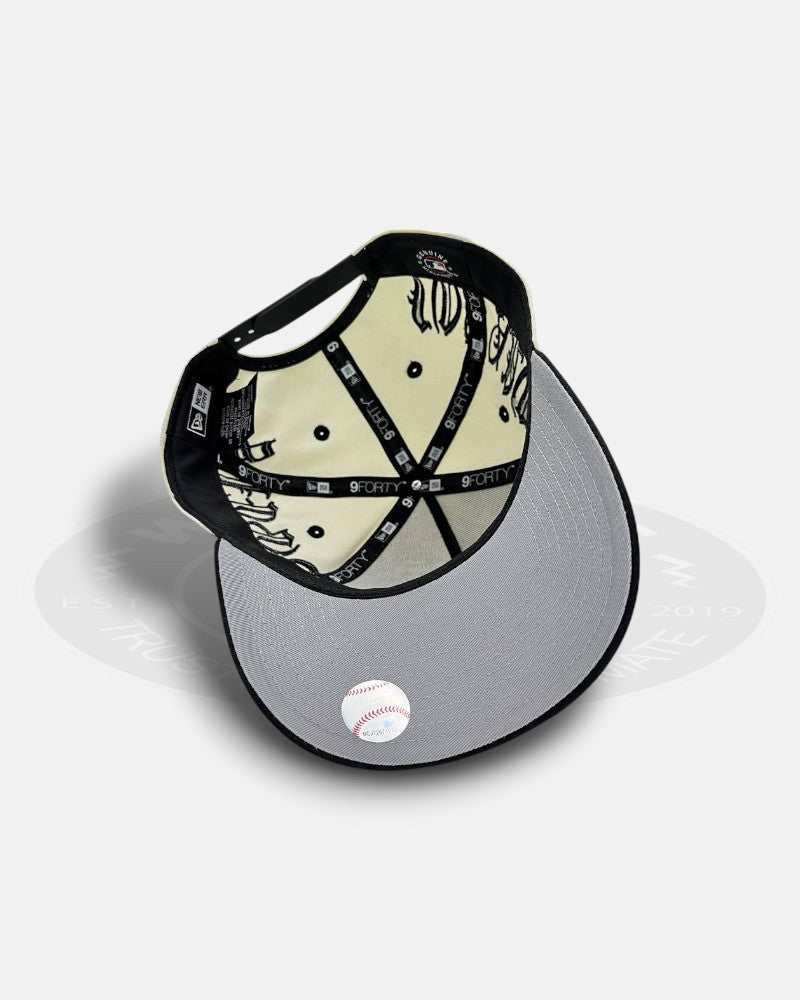 Los Angeles Dodgers Overall Gothic Script Two Tone A-Frame 9Forty Snapback Hat