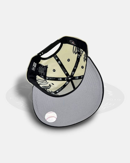 Oakland Athletics Overall Gothic Script Two Tone A-Frame 9Forty Snapback Hat