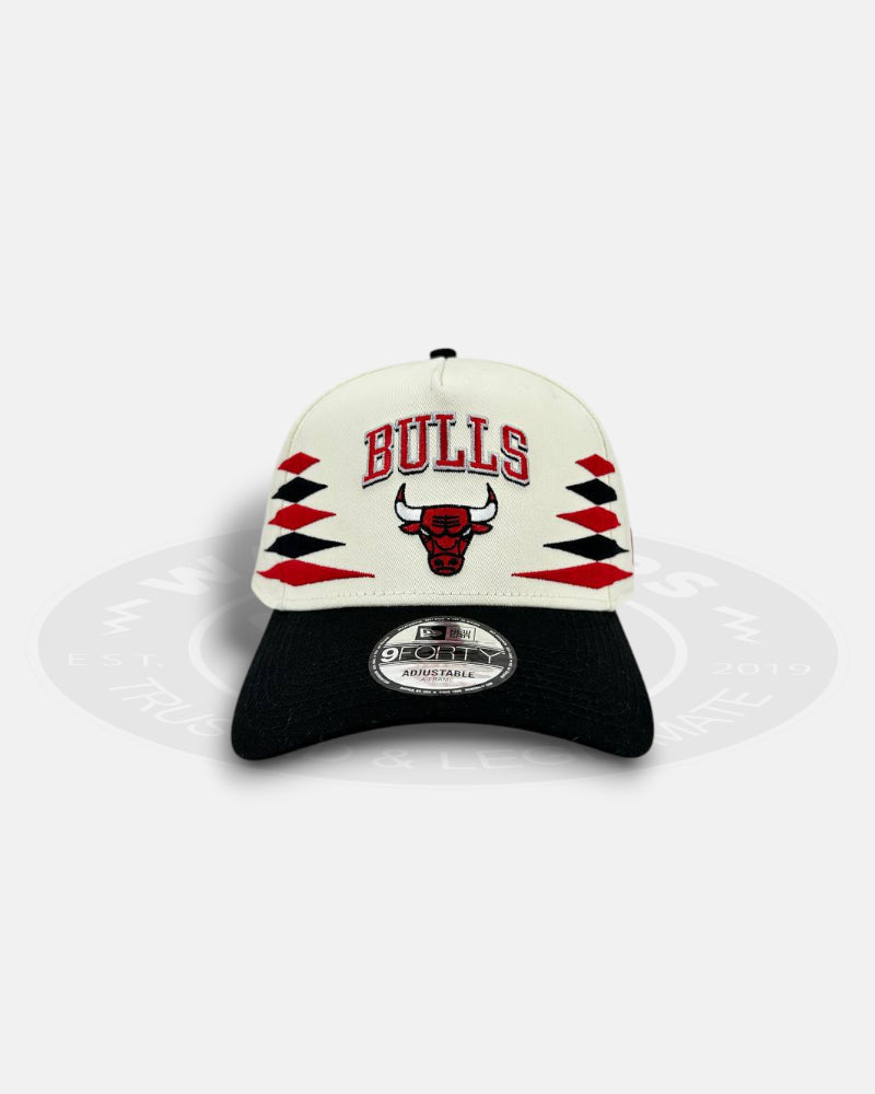 Chicago Bulls Diamond Cut 9FORTY A-Frame Snapback Hat