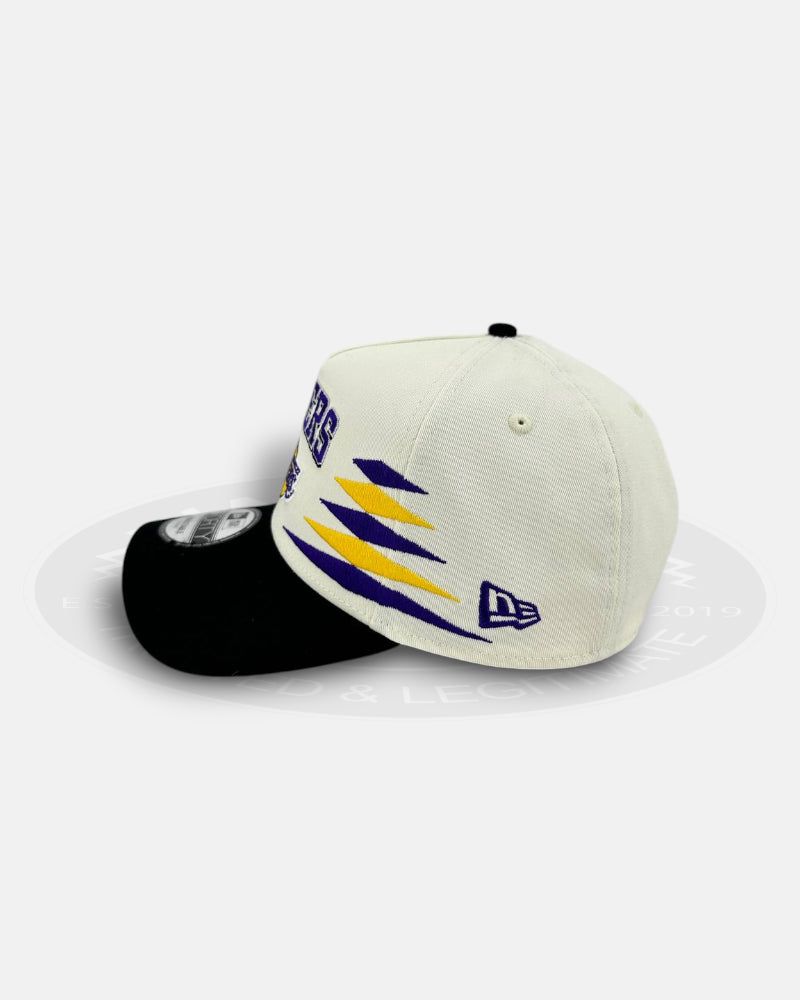 Los Angeles Lakers Diamond Cut 9FORTY A-Frame Snapback Hat