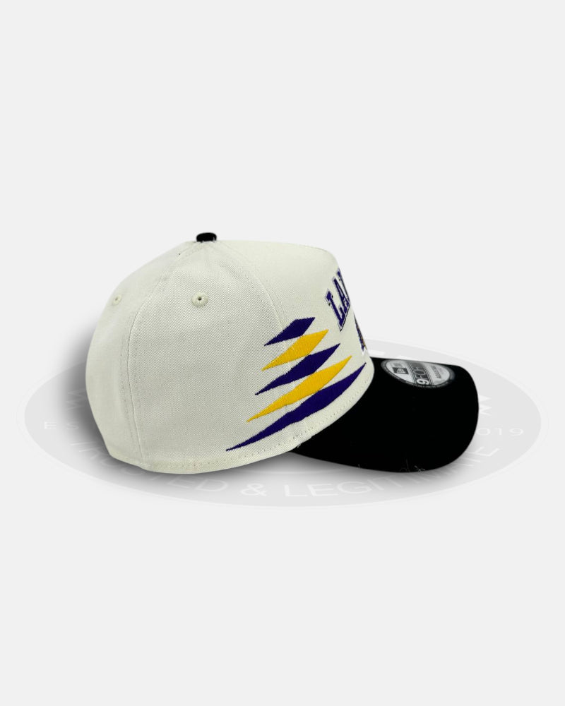 Los Angeles Lakers Diamond Cut 9FORTY A-Frame Snapback Hat