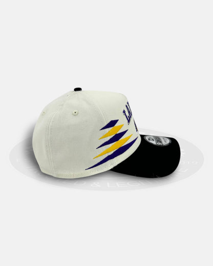 Los Angeles Lakers Diamond Cut 9FORTY A-Frame Snapback Hat