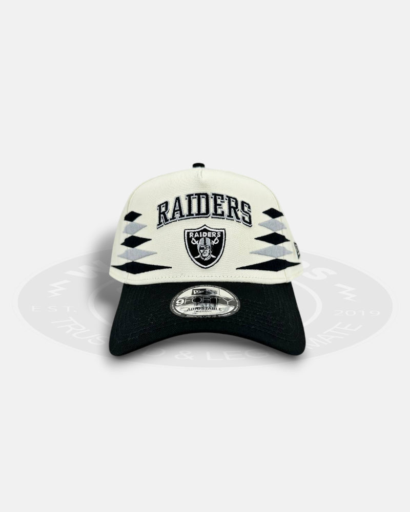 Las Vegas Raiders Diamond Cut 9FORTY A-Frame Snapback Hat