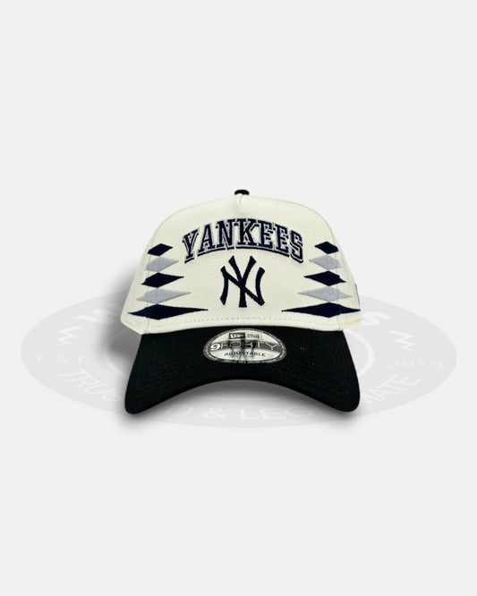 New York Yankees Diamond Cut 9FORTY A-Frame Snapback Hat