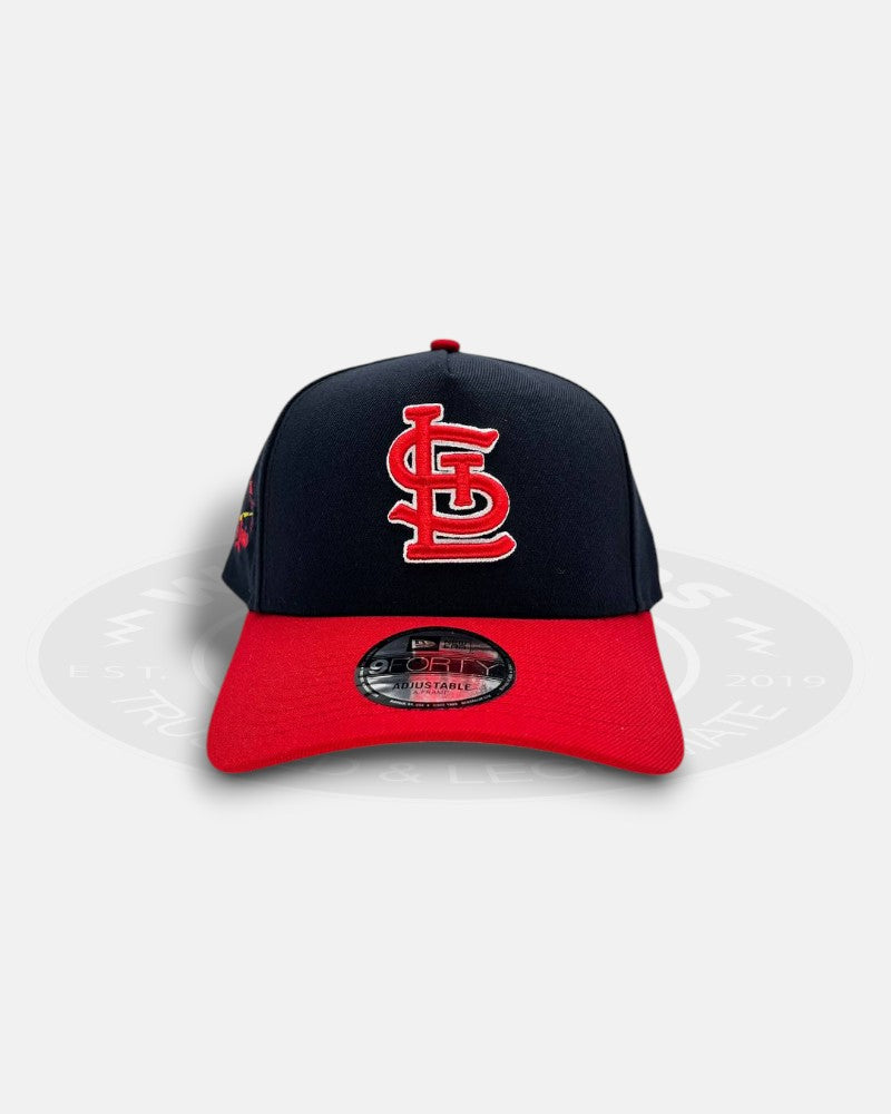 St. Louis Cardinals Alt Crest Navy 9FORTY A-Frame Snapback Hat