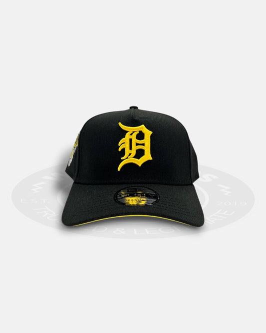 Detroit Tigers 2000 D Logo Yellow Underbrim 9forty A-frame Snapback Hat