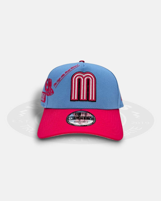 Mexico National Baseball Overall Logo A-Frame 9Forty Snapback Hat