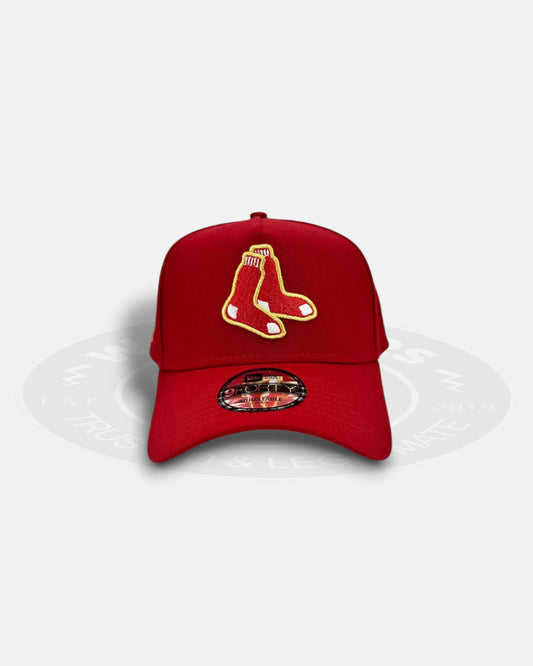 Boston Red Sox Crimson Gate 9FORTY A-Frame Snapback Hat