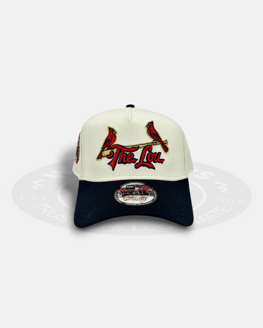 St. Louis Cardinals Chrome Pavilion 9FORTY A-Frame Snapback Hat