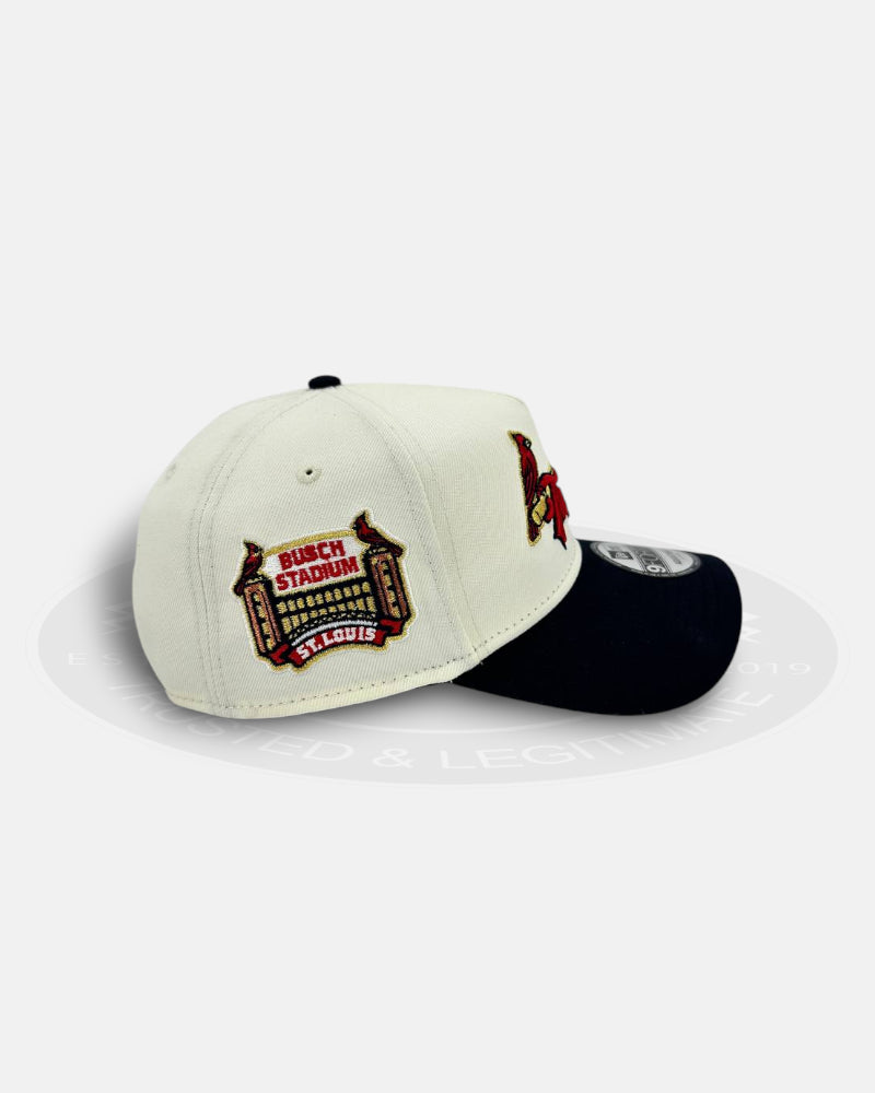 St. Louis Cardinals Chrome Pavilion 9FORTY A-Frame Snapback Hat