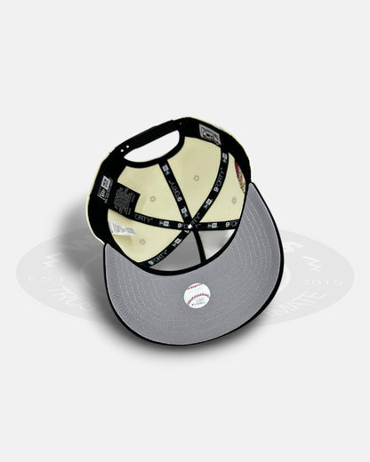 California Angels Chrome Black 9FORTY A Frame Snapback Hat