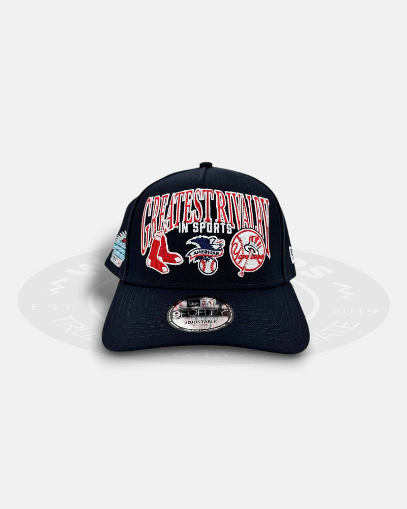 New York Yankees vs Boston Red Sox Rivalry Clash 9FORTY A-Frame Snapback Hat