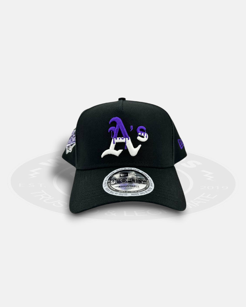 Oakland Athletics Void Drip 9FORTY A-Frame Snapback Hat