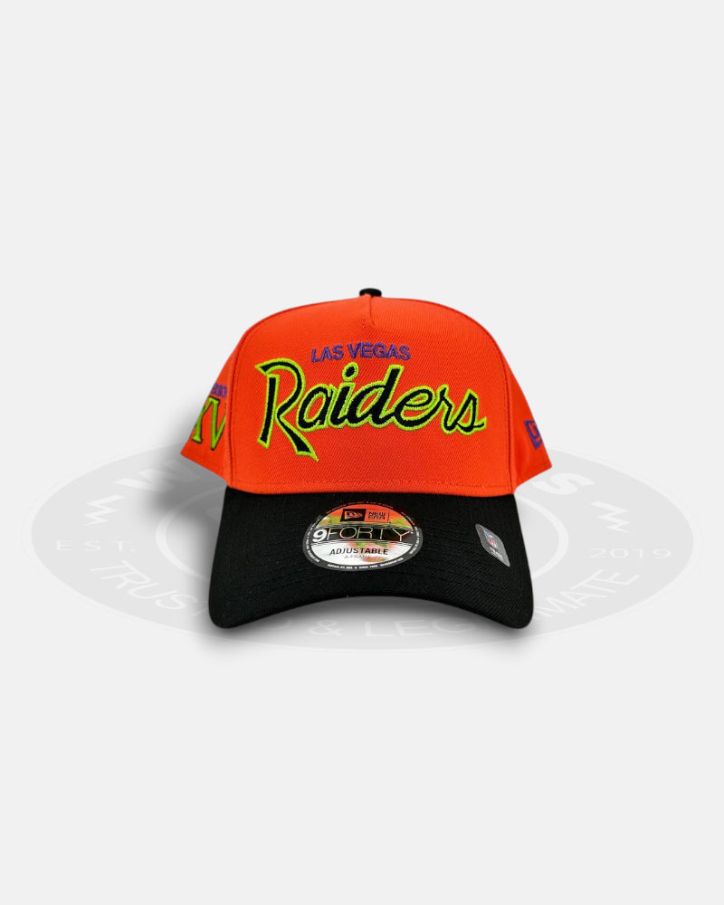 Las Vegas Raiders Grim Pyre 9FORTY A-Frame Snapback Hat