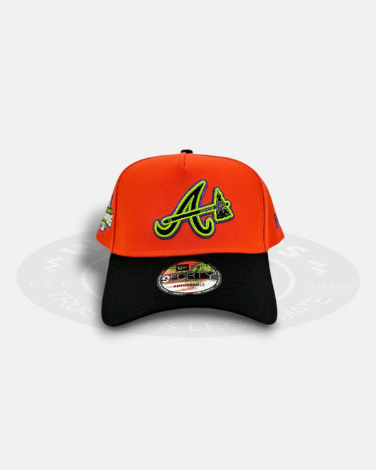Atlanta Braves Grim Pyre 9FORTY A-Frame Snapback Hat