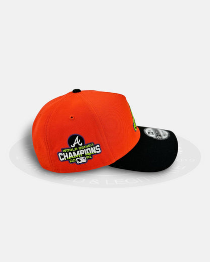 Atlanta Braves Grim Pyre 9FORTY A-Frame Snapback Hat