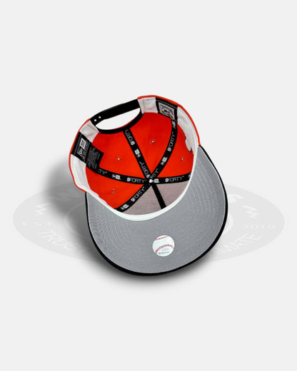 Atlanta Braves Grim Pyre 9FORTY A-Frame Snapback Hat