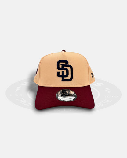 San Diego Padres Peach Eruption 9FORTY A-Frame Snapback Hat