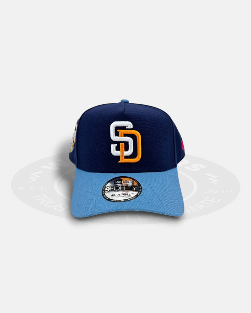 San Diego Padres Marine Coral 9FORTY A-Frame Snapback Hat