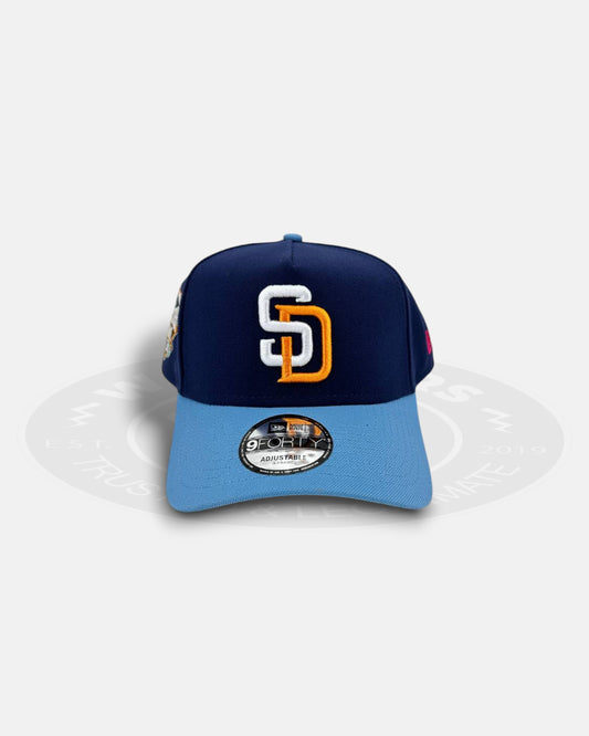 San Diego Padres Marine Coral 9FORTY A-Frame Snapback Hat