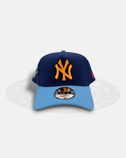 New York Yankees Marine Coral 9FORTY A-Frame Snapback Hat