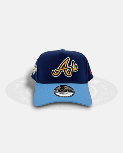 Atlanta Braves Marine Coral 9FORTY A-Frame Snapback Hat