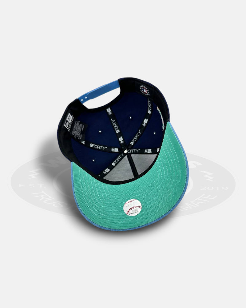 Los Angeles Dodgers Marine Coral 9FORTY A-Frame Snapback Hat