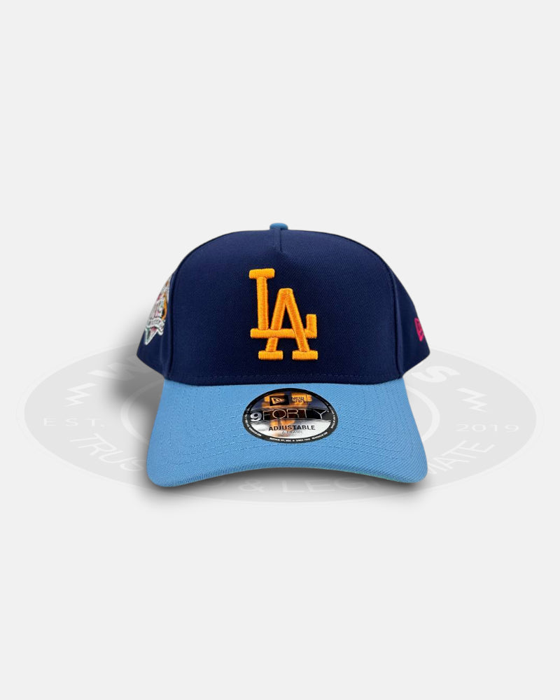 Los Angeles Dodgers Marine Coral 9FORTY A-Frame Snapback Hat