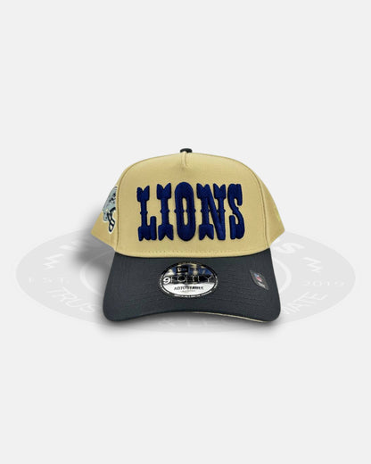 Detroit Lions Golden Trace 9FORTY A-Frame Snapback Hat