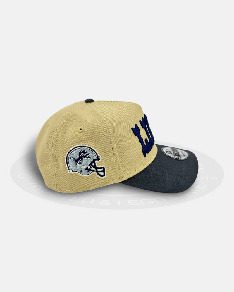 Detroit Lions Golden Trace 9FORTY A-Frame Snapback Hat