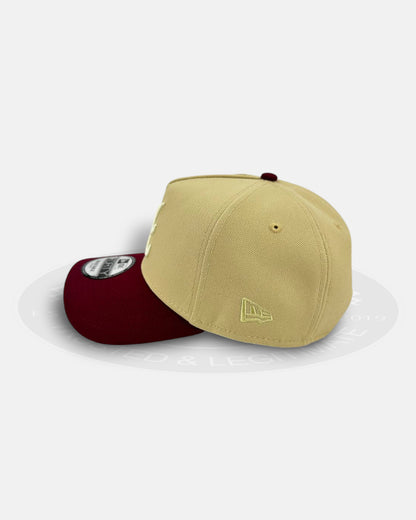 Atlanta Braves Golden Trace 9FORTY A-Frame Snapback Hat