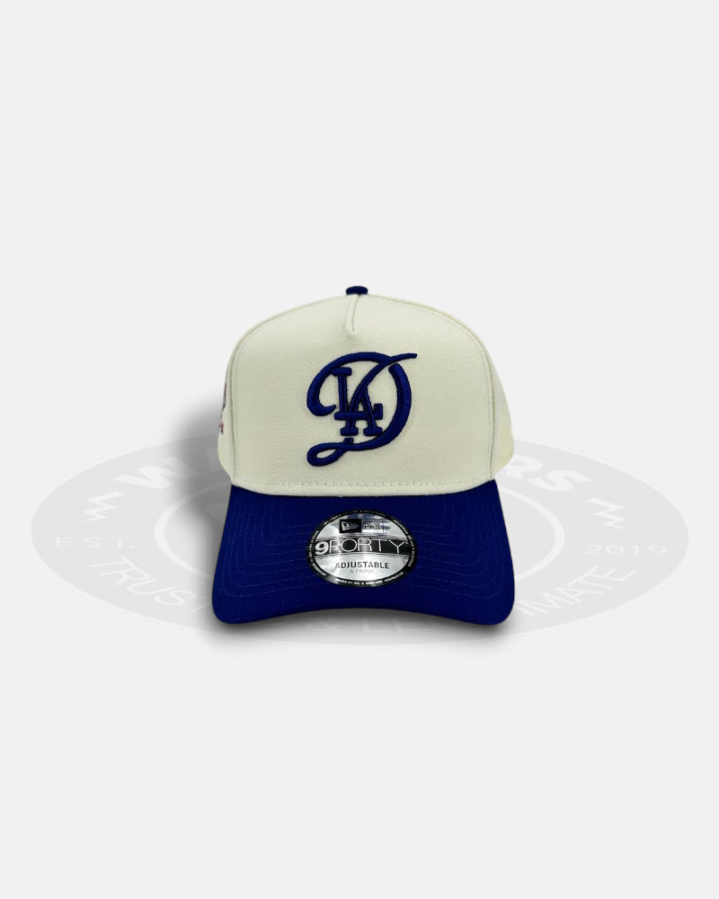 Los Angeles Dodgers Chrome Visor 9FORTY A-Frame Snapback Hat